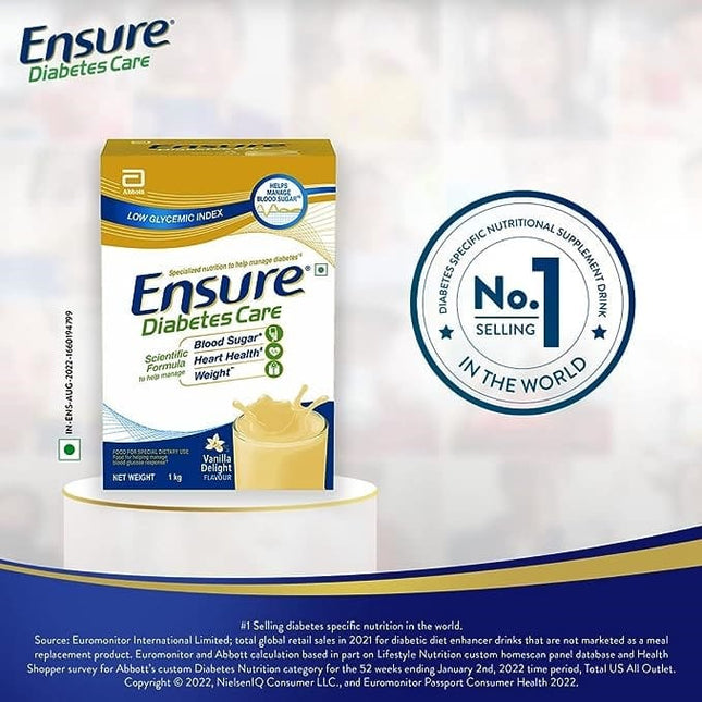 Ensure Diabetes Care Vanilla Flavour, 1Kg