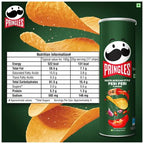 Pringles Potato Chips - Peri Peri Flavoured, Crunchy, Crispy - 102 gm