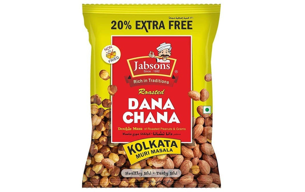Jabsons, Roasted Dana Chana, Kolkata Muri Masala, 180g