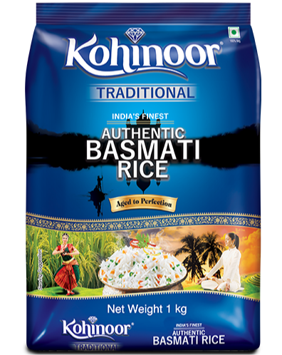 Kohinoor Traditional Authentic Basmati Rice - 1Kg