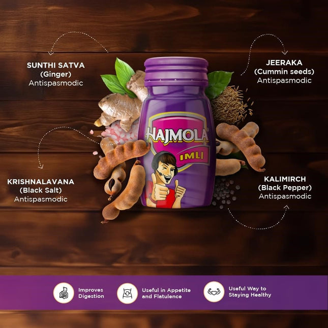 Dabur Hajmola, Digestive Tablets (Imli Flavour),120N