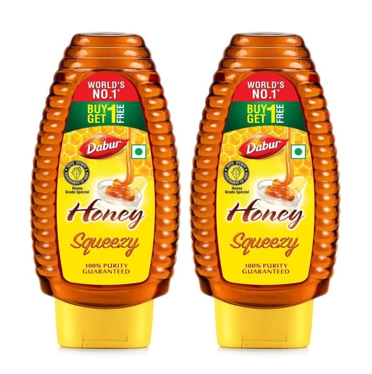 Dabur Honey Squeezy (400g, Pack of 2)