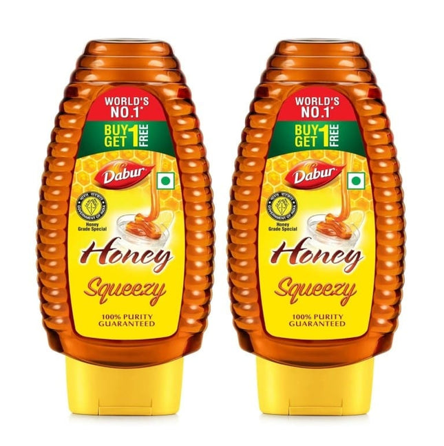 Dabur Honey Squeezy (400g, Pack of 2)