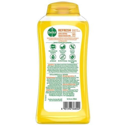 Dettol Refresh Hygiene Body Wash - Refresh Yuzu Citrus, 250ml