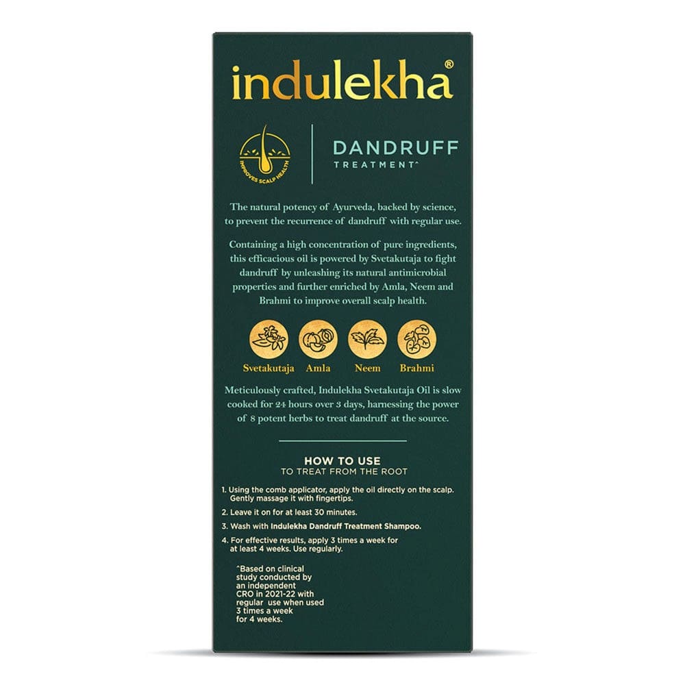 Indulekha Svetakutaja (Anti-Dandruff) Hair Oil, 100ml
