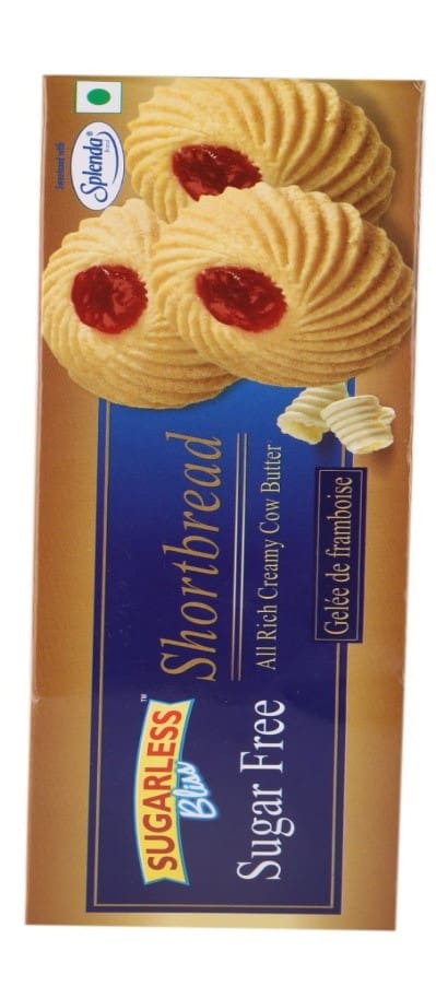 Sugarless Bliss Sugar Free Shortbread Pure Cow Butter, 200g