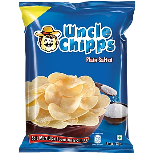 Uncle Chips, Plain Salted, 48g