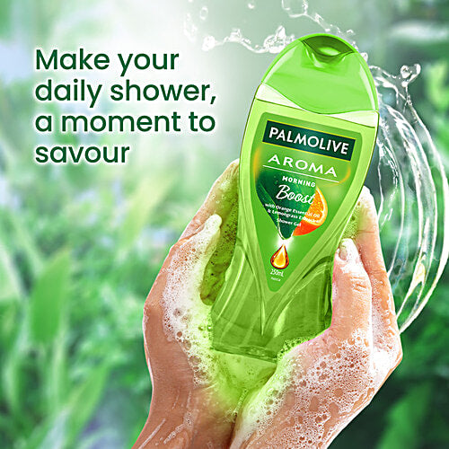 Palmolive Aroma Morning Boost With Orange Essential Oil & Lemongrass Shower Gel, 250 ml