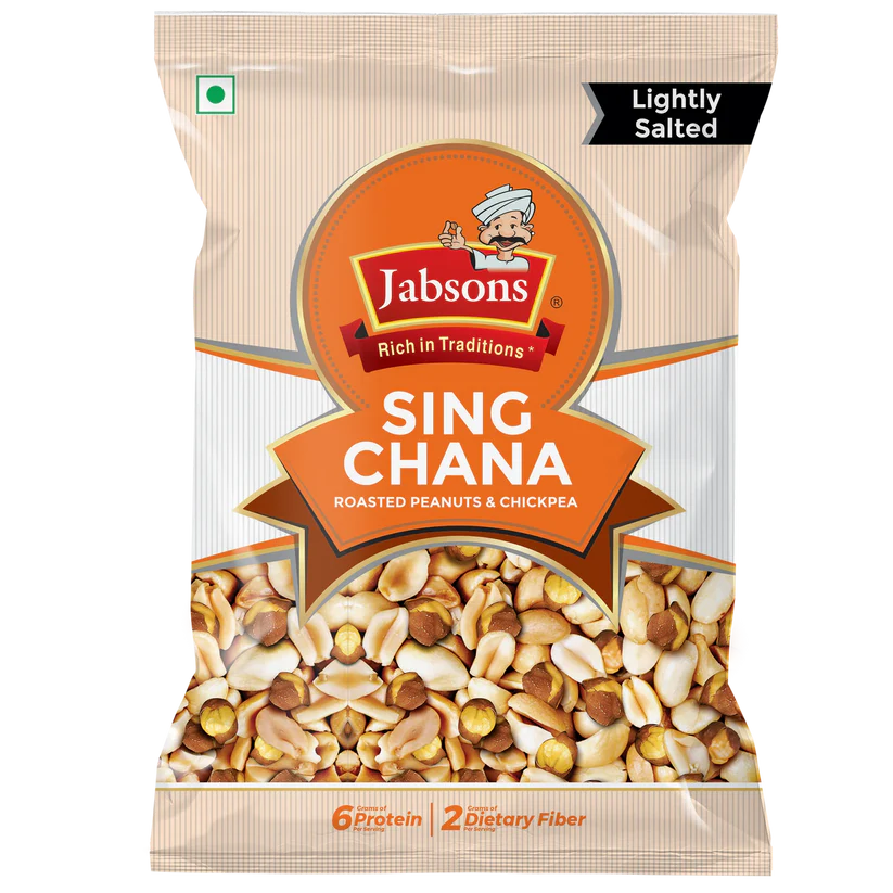 Jabsons Sing Chana Roasted Peanuts & Chickpea 250 g