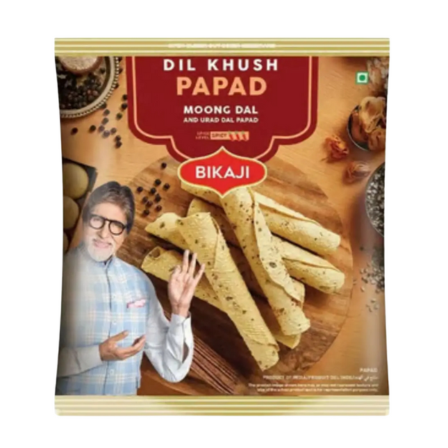 Bikaji Dil Khush Moong Dal and Urad Dal Papad, 250g