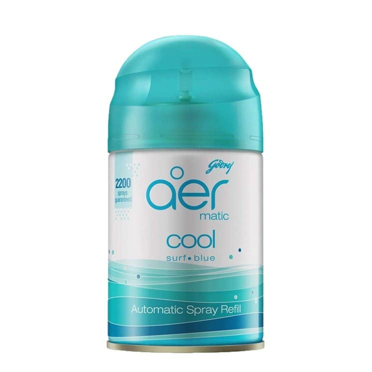 Godrej aer Matic Refill Cool Surf Blue, 225ml