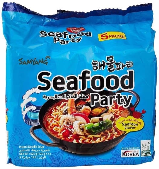 Samyang Seafood Party Ramen (Pack of 5)