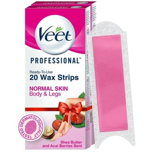 Veet Waxing Strips Kit- Normal Skin (20 Strips)