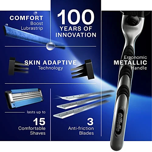 Gillette Mach 3 Shaving Razor For Men, 1 pc