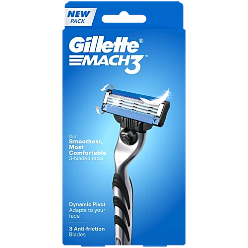 Gillette Mach 3 Shaving Razor For Men, 1 pc