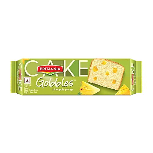 Britannia Gobbles Cake - Pineapple, 30g