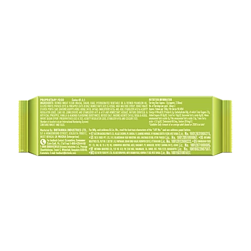 Britannia Gobbles Cake - Pineapple, 30g