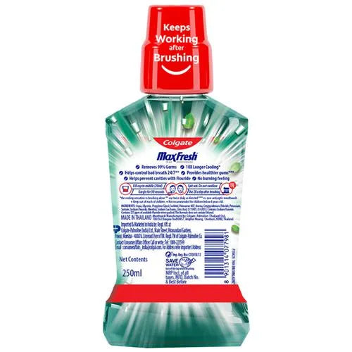 Colgate Maxfresh Mouthwash, Freshmint , 250 ml