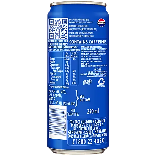 Pepsi Soft Drink - Swag, 250ml