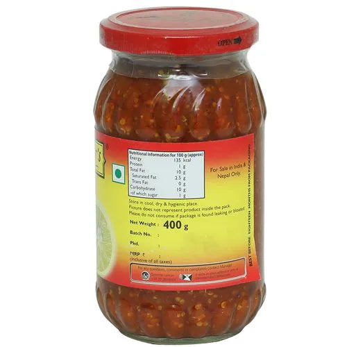 Mother's Recipe Lime Pickle, 400g