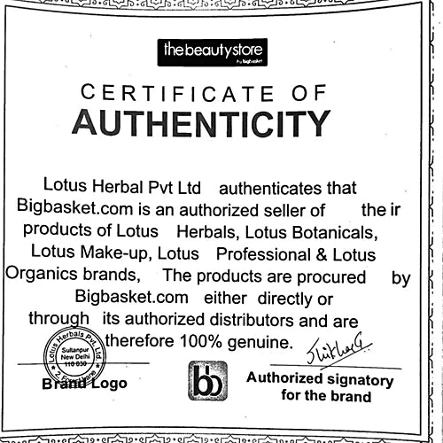 Lotus Herbals Whiteglow 3-In-1 Deep Cleansing Skin Whitening Facial Foam, 50g