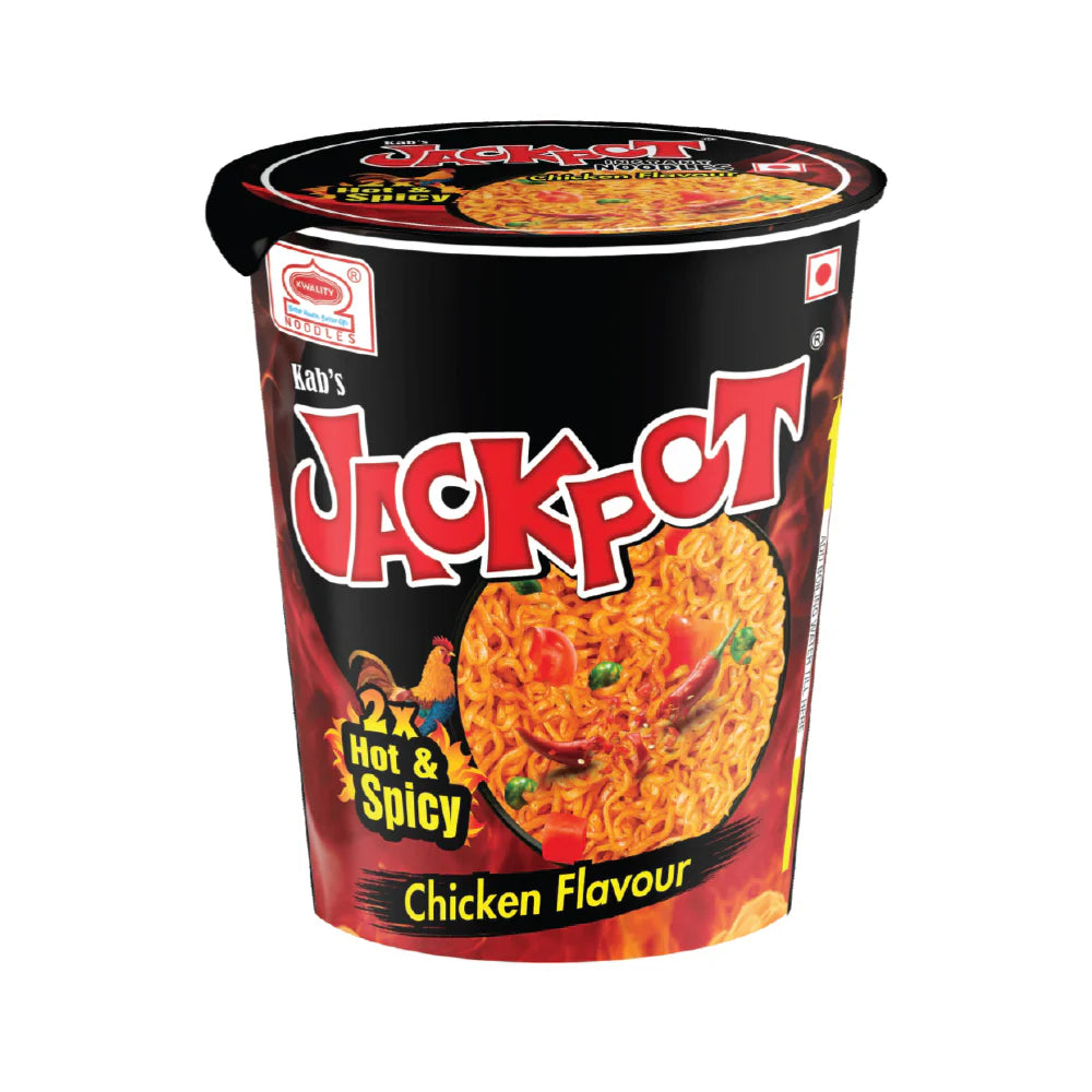 Kab's Jackpot, 2x Hot & Spicy, Chicken Flavour, 60g