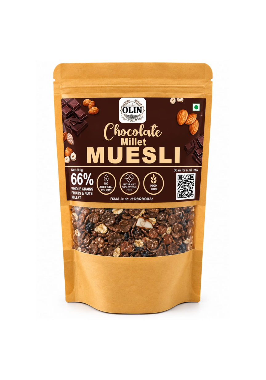Olin, Chocolate Millet Muesli, 200g