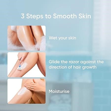 Gillette Venus Smooth Glidestrip with Aloe Vera, 2 piece
