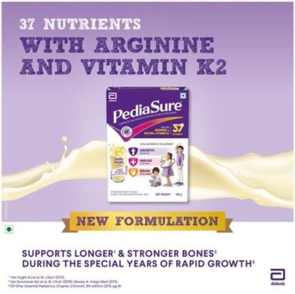 Pediasure Health and Nutrition Drink, Vanilla Delight Flavour, 400gm