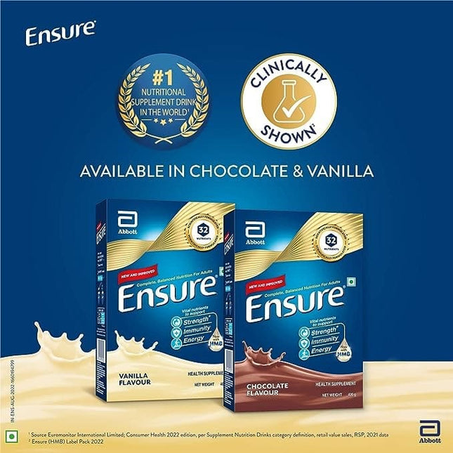 Ensure Complete, Balanced Nutrition Drink For Adults Vanilla Flavour, 1kg