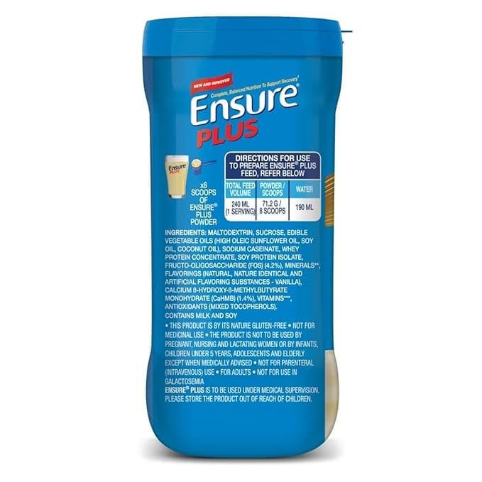 Ensure Plus Powder Vanilla, 400gm