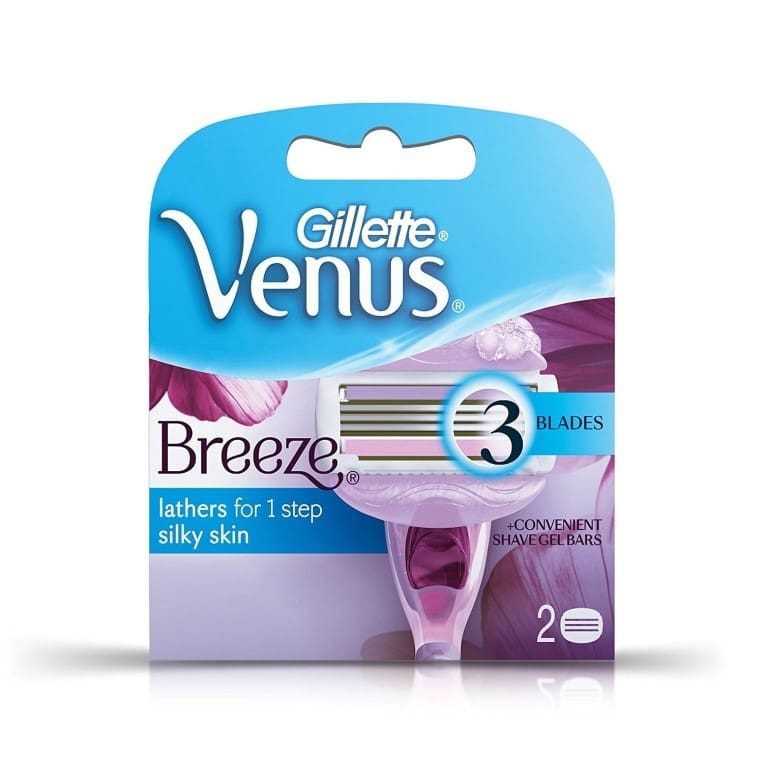 Gillette Venus Breeze Razor Blades For Women - 2 pc