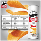 Pringles Pizza Flavour Potato Crisps, 107gm