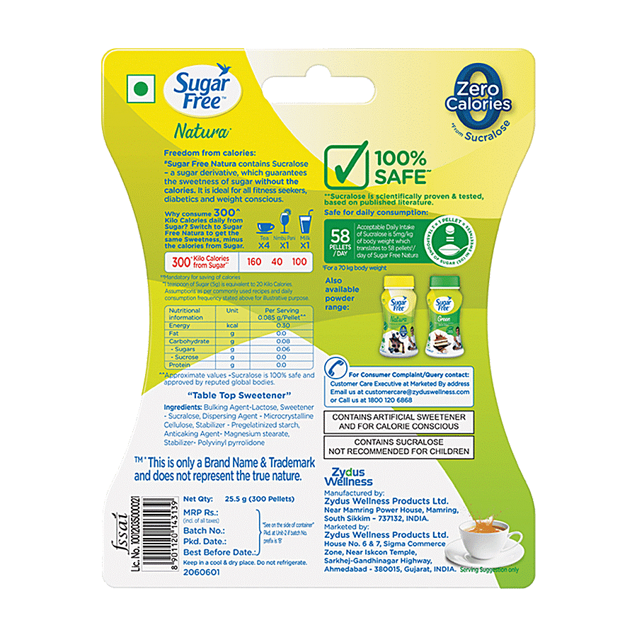 Sugar Free Gold Sweetener - India’s No.1 Sweetener, 300 pcs Pellets