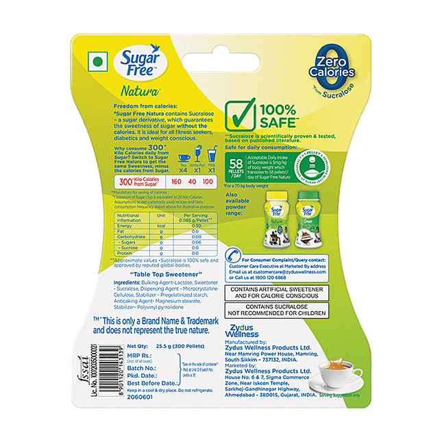 Sugar Free Gold Sweetener - India’s No.1 Sweetener, 300 pcs Pellets