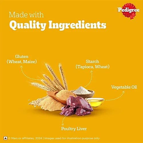 Pedigree Tasty Jerky, Grilled Liver Flavour, 70g