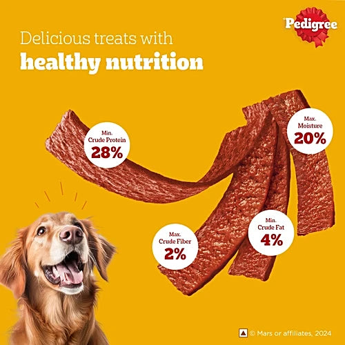 Pedigree Tasty Jerky, Grilled Liver Flavour, 70g