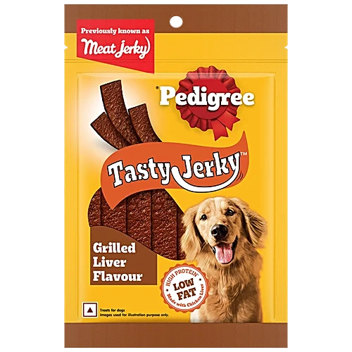 Pedigree Tasty Jerky, Grilled Liver Flavour, 70g