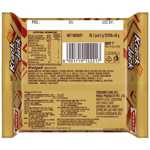 Parle Krack Jack, 63g