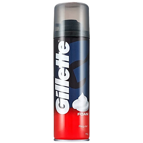 Gillette Pre Shave Foam - Classic Regular, 196 g