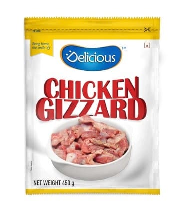 Frozen Chicken Gizzard, 450gm