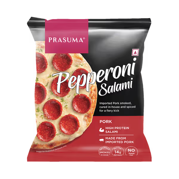 Prasuma Pork Pepperoni Salami, 100g