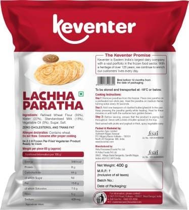 Keventer Lachha Paratha, 400gm