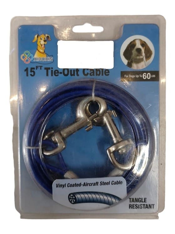 Xiaoxin, 15ft Tie-Out Cable