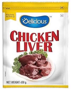 Frozen Chicken Liver, 450gm