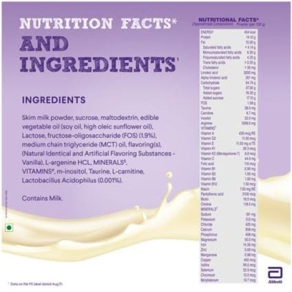 Pediasure Health and Nutrition Drink, Vanilla Delight Flavour, 400gm