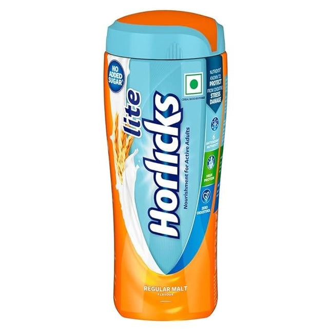 Horlicks Lite Regular Malt Health & Nutrition Drink for Adults, 450gm