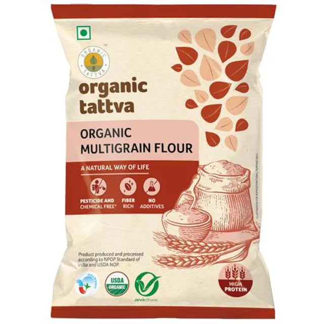 Organic Tattva Multigrain Flour, 1kg