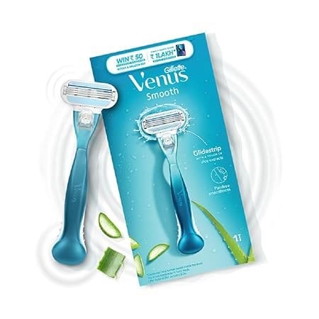 Gillette Venus Hair Removal Razor for Women with Aloe Vera, 1 Pc