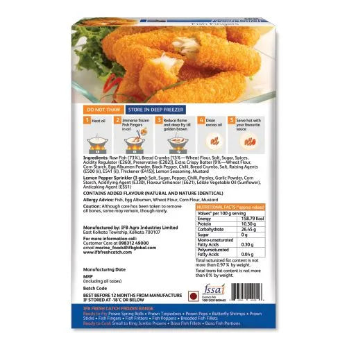 IFB Fresh Catch Fish Fingers, 200g